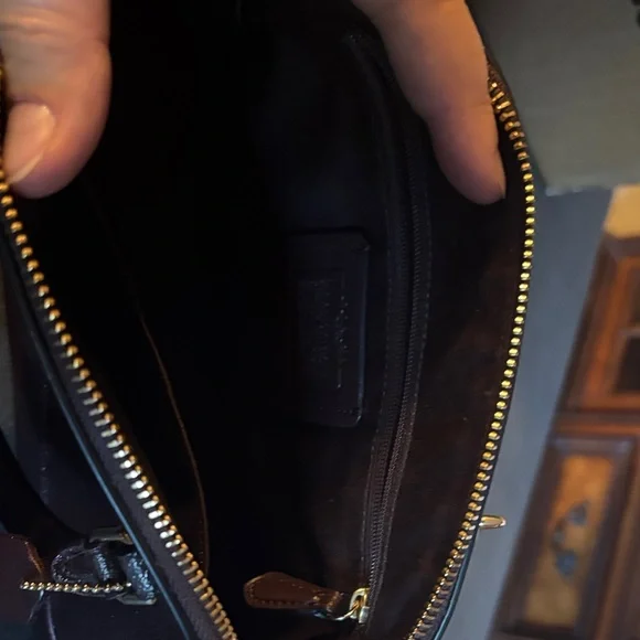 Coach Dark Burgandy Leather Satchel - Picture 5 of 8